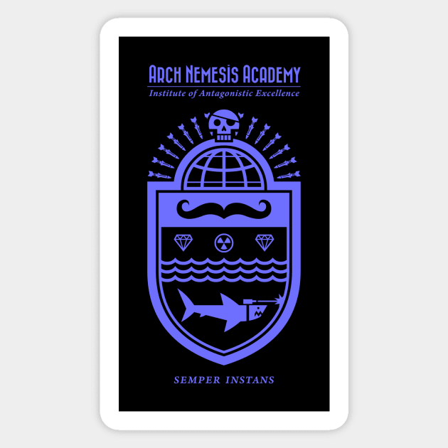 Arch Nemesis Academy - violet violence Sticker by HtCRU